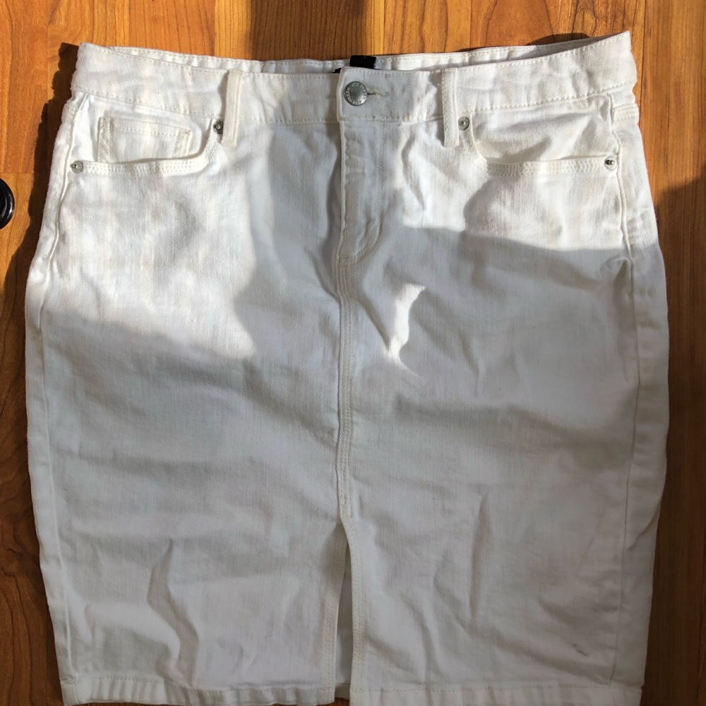 White joe fresh pencil skirt size 8